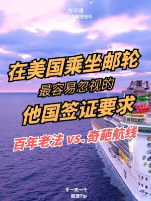 1 visa requirements most likely to be overlooked when taking a cruise in the us