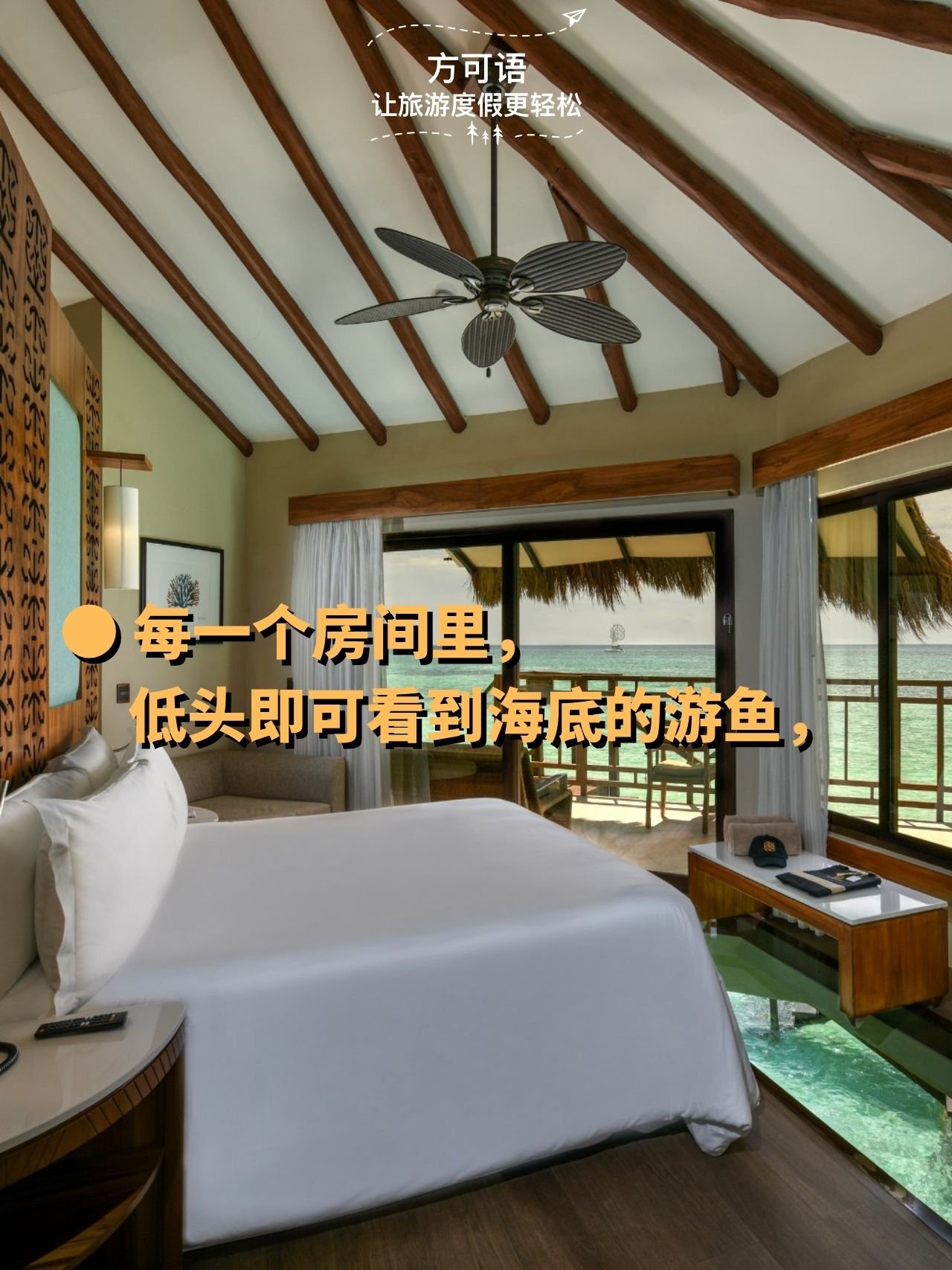 5 you can see the fish swimming below in everyroom