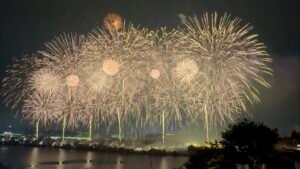 fireworks fill the sky over washington dc may everyone watching my video be blessed